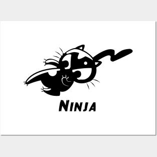 Ninja Cat Posters and Art